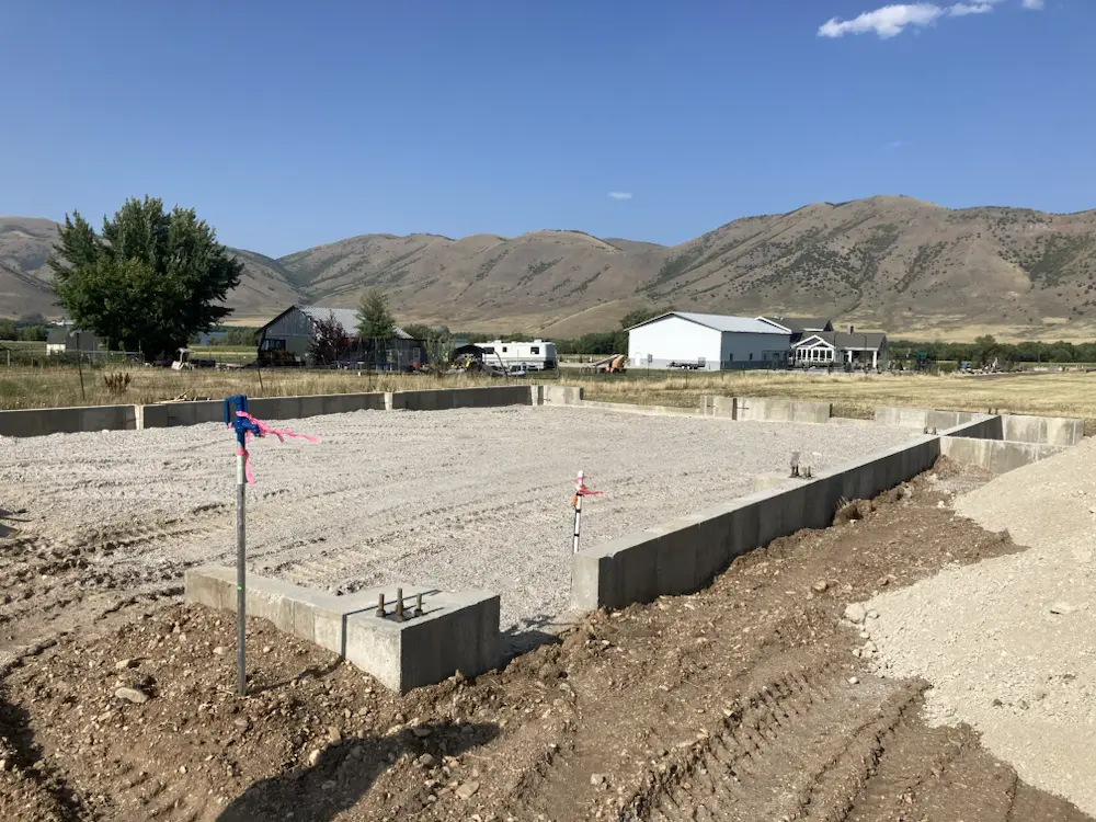 Mantua Steel Building Foundation — photo 2